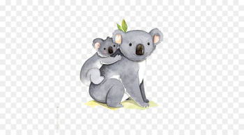 I Dont Like Koala Bear Illustration - Hand-painted Koala I Dont Like Koala Bear Illustration - Hand-painted Koala