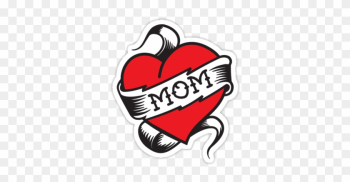 I Love Mom Heart Tattoo Png - Mom Tattoo Png