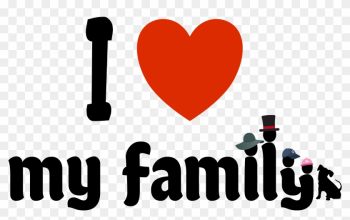 I Love My Family With Four Funny Hats And The Dog - I Love My Family With Four Funny Hats And The Dog