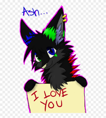 I Love You Ash By Fenrir Da Wolf - Wolf I Love You