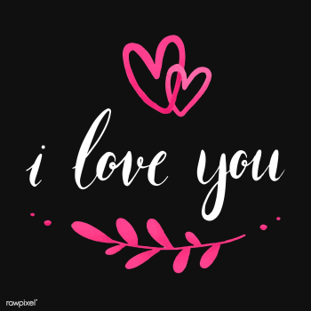 I love you typography vector | Free stock vector - 511836 I love you typography vector | Free stock vector - 511836