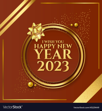 i wish you happy new year 2023 banner