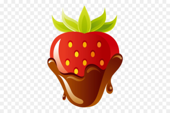 Ice cream Chocolate cake Juice Strawberry Portable Network Graphics - cartoon strawberry 