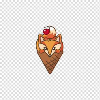 Ice cream Drawing FOX, fox transparent background PNG clipart Ice cream Drawing FOX, fox transparent background PNG clipart