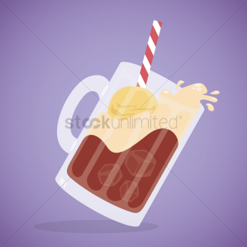 Ice cream float Ice cream float