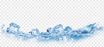 Ice cube, Ice, ice, blue, creative Taobao, blue, ice Vector, ice Cream png