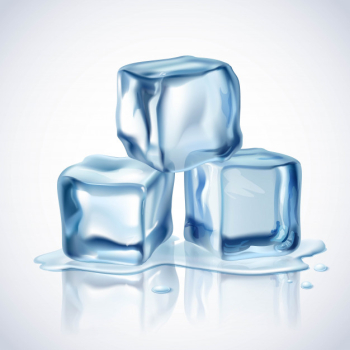 Ice cubes blue Ice cubes blue