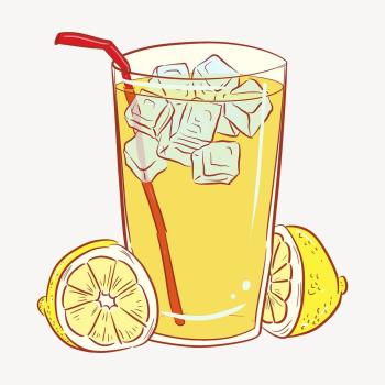 Iced lemonade, beverage illustration. Free | Free Photo - rawpixel Iced lemonade, beverage illustration. Free | Free Photo - rawpixel