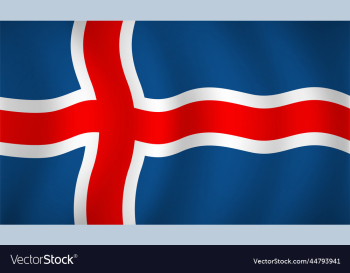 iceland flag background