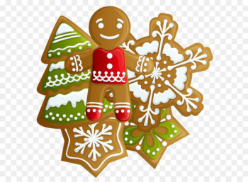 Icing Cuccidati Christmas cookie - Transparent Christmas Gingerbread and Cookies PNG Clipart 