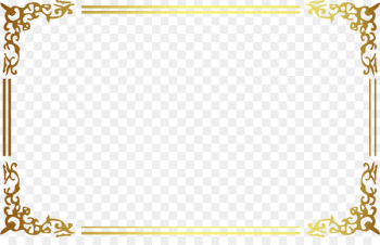 Icon - Ancient golden frame png 