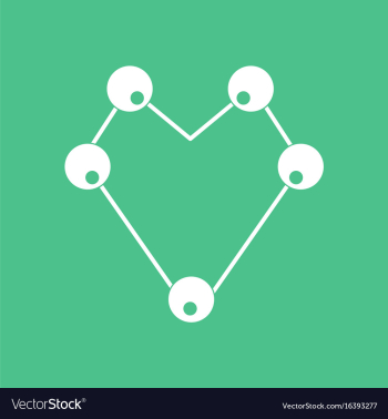 Icon atom scheme vector image Icon atom scheme vector image