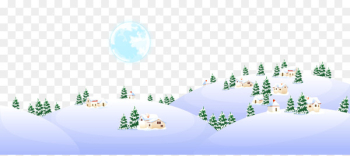 Icon - Cartoon snow background Icon - Cartoon snow background