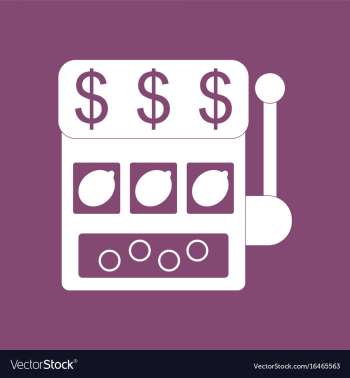 Icon casino slot machine vector image Icon casino slot machine vector image