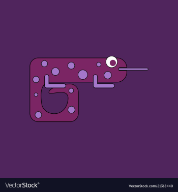 Icon chameleon flat symbol chameleon chameleon vector image Icon chameleon flat symbol chameleon chameleon vector image