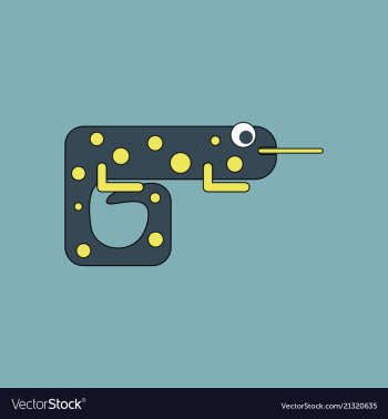 Icon chameleon flat symbol chameleon chameleon vector image Icon chameleon flat symbol chameleon chameleon vector image