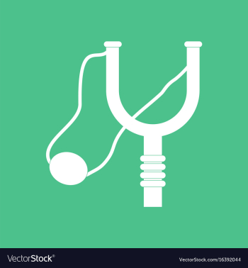 Icon children slingshot vector image