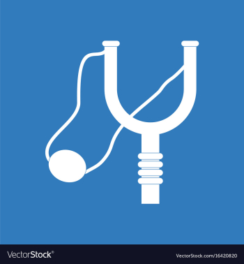 Icon children slingshot vector image