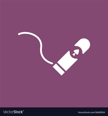 Icon cigar and smoke vector image Icon cigar and smoke vector image