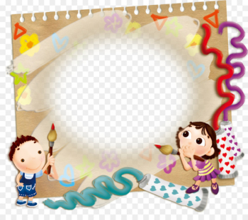 Icon - Cute kids brush background Icon - Cute kids brush background