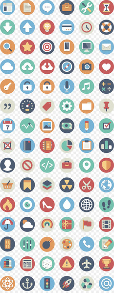 Icon design Flat design Icon - Phone APP round flat Icon design Flat design Icon - Phone APP round flat