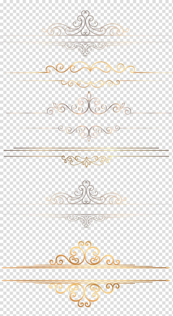 Icon, Gold border, gray and beige floral transparent background PNG clipart