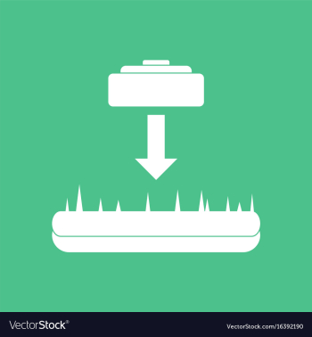 Icon lay a mine vector image
