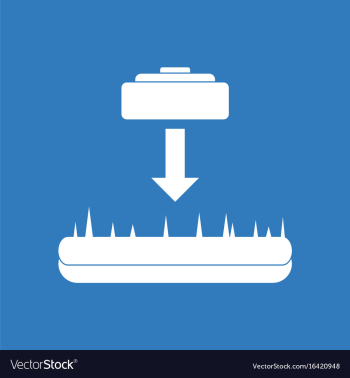 Icon lay a mine vector image
