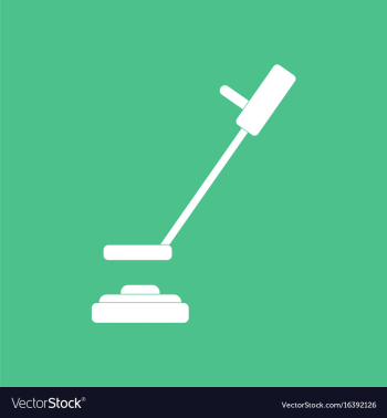 Icon military mine detector vector image