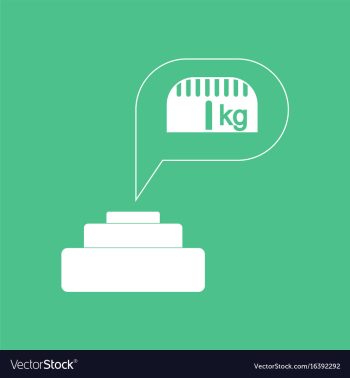 Icon mine and scales vector image