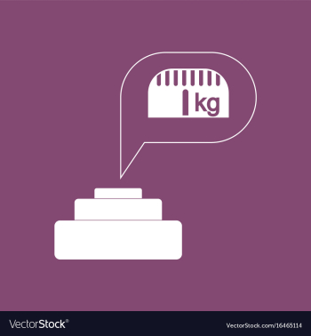 Icon mine and scales vector image