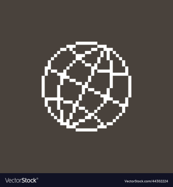 icon of tilted abstract globe