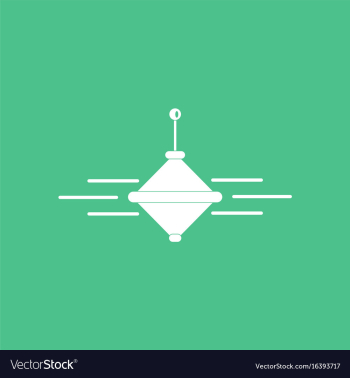 Icon on background children whirligig vector image Icon on background children whirligig vector image