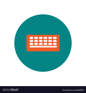 Icon on the white backgrounds in circles vector image