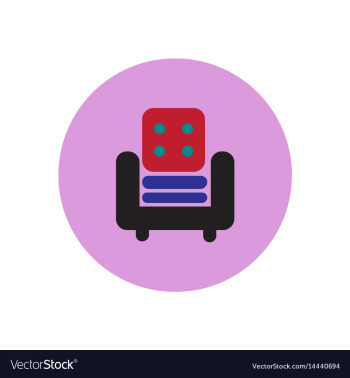 Icon on the white backgrounds in circles vector image Icon on the white backgrounds in circles vector image