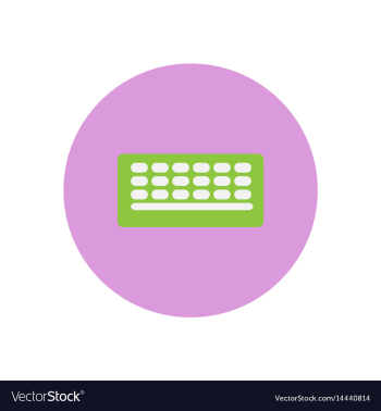 Icon on the white backgrounds in circles vector image