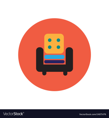Icon on the white backgrounds in circles vector image Icon on the white backgrounds in circles vector image