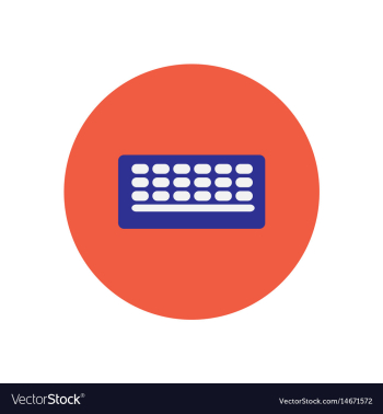 Icon on the white backgrounds in circles vector image