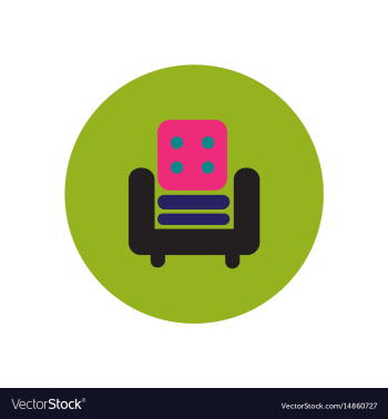 Icon on the white backgrounds in circles vector image Icon on the white backgrounds in circles vector image
