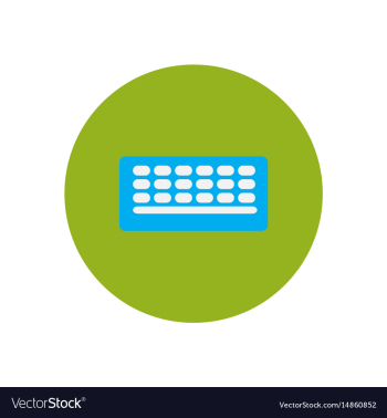 Icon on the white backgrounds in circles vector image
