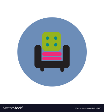Icon on the white backgrounds in circles vector image Icon on the white backgrounds in circles vector image