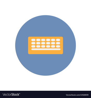 Icon on the white backgrounds in circles vector image