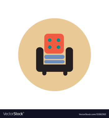 Icon on the white backgrounds in circles vector image Icon on the white backgrounds in circles vector image