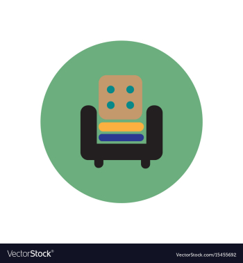 Icon on the white backgrounds in circles vector image Icon on the white backgrounds in circles vector image