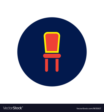 Icon on the white backgrounds in circles vector image Icon on the white backgrounds in circles vector image