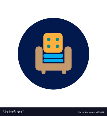 Icon on the white backgrounds in circles vector image Icon on the white backgrounds in circles vector image
