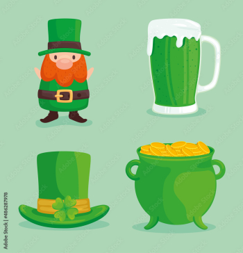 icon set saint patricks day icon set saint patricks day