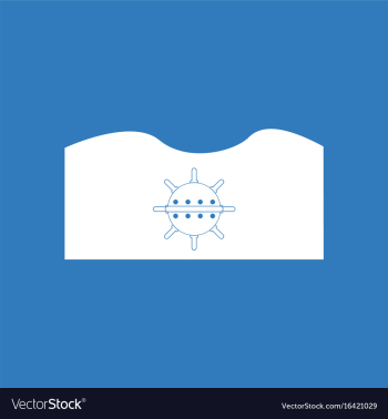 Icon underwater naval mine vector image