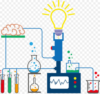 Idea Wiring diagram Clip art - Vector bulb chemical connection 