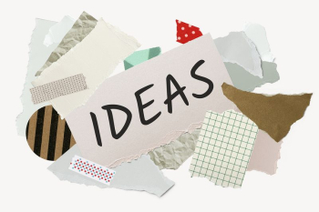 Ideas word typography, aesthetic paper | Free PSD - rawpixel Ideas word typography, aesthetic paper | Free PSD - rawpixel